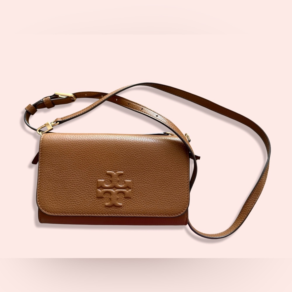 Tory Burch Tan Leather Crossbody Bag